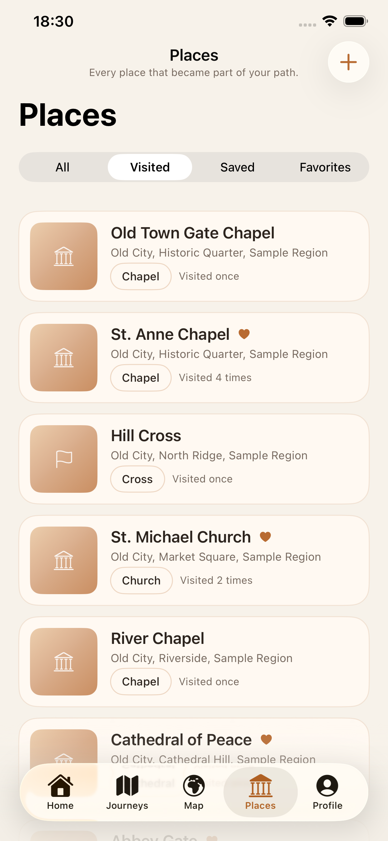 Places archive